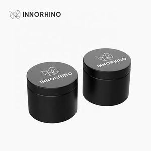 Pot de cachette noir mat givré personnalisé Pot en verre résistant aux enfants - Product Image 4