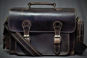 Sac à bandoulière en cuir véritable véritable de style vintage pour femmes SNR-0009 - Product Image 2