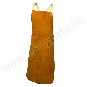 Leather <b>tool</b> apron welding multi-use leather carpenter apron - Product Image 5