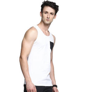 Vente en gros de débardeurs musclés pour hommes avec logo personnalisé super confortables hauts sans manches pour entraînement de gymnastique et d'athlétisme pour l'été - Product Image 6
