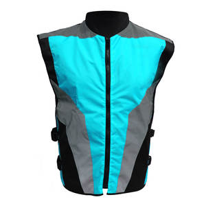 Color Negro verde correas estilo chaleco reflectante - Product Image 5