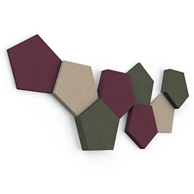 Panel acústico hexagonal 3D para decoración de pared, producto creativo de China, diseño moderno, producto en oferta