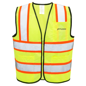 Customizable Winter Safety <b>Vest</b> with Reflective Construction Features Waterproof Jacket with Logo <b>Support</b> - Product Image 1
