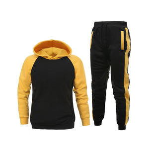 Streetwear lourd Boxy Fit Joggers Ensemble de survêtements baggy pour hommes Logo personnalisé Vêtements de sport Survêtement uni - Product Image 5