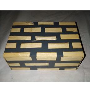 Boîte à bijoux en bois de mangue, Design brûlant, Look Antique, emballage de bijoux, accessoires de montre, boîtes d'emballage de bijoux personnalisées - Product Image 2