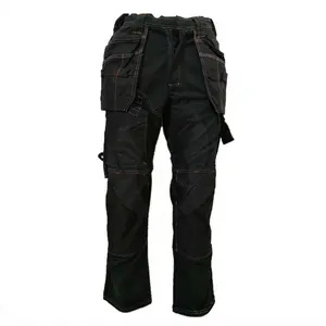 Pantalones de trabajo de alta calidad para hombres, ropa de trabajo de combate de alta resistencia, con bolsillos de funda, para construcción