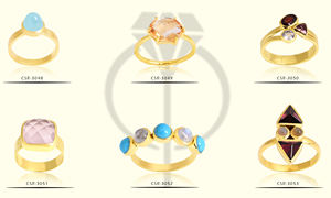 Anillo de Plata de Ley 925 con piedras preciosas citrinas Anillo Chapado en plata de moda Anillo de moda para regalo de aniversario de boda para unisex. - Product Image 2