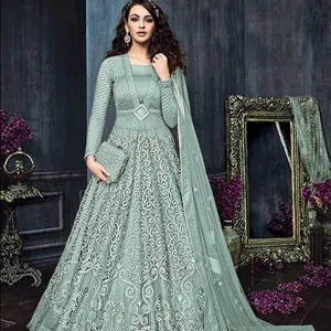 Latest wedding bridal gown bridesmaid robe wholesale pakistani dresses india