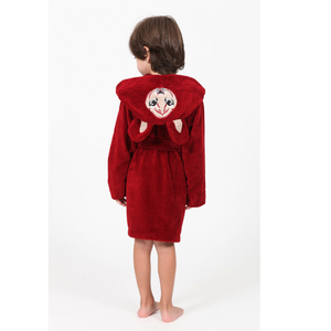 Batas de secado rápido con capucha de terciopelo superventas para niños y niñas batas de cintura elástica para niños pequeños - Product Image 2