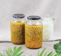 GEZOND VRIESTROOGE PASSIEFRUITPUREE MET ZADEN 100% NATUURLIJK VERS KLAAR OM TE ETEN //Nicky