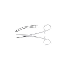 Kocher-Pinzas hemostáticas curvadas, 1x2 dientes, acero inoxidable, 15 cm - 6" - Product Image 3