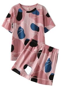 Ensemble de survêtement côtelé pour femmes, t-shirt manches courtes, Short de jogging, collection du Bangladesh, été - Product Image 4