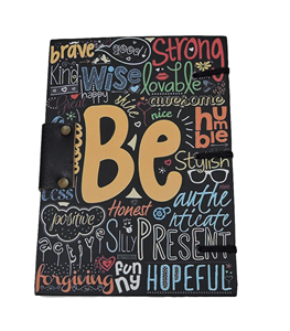 Journal de verrouillage en cuir fait main inspirant B6 beau journal pour l'écriture quotidienne spirale Style couverture rigide cahier de voyage utilisation de cadeau - Product Image 3