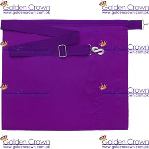 Masonic PTIM Past Thrice-delantal bordado a mano, maestro ilustre | Delantal masónico Regalia, proveedor - Product Image 5