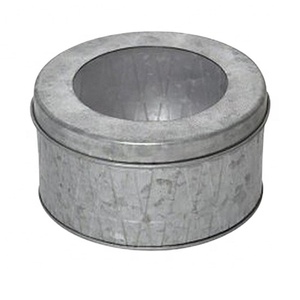 Caja de almacenamiento de metal galvanizado Retro, contenedores de almacenamiento con acabado rústico, fabricantes de la India - Product Image 1