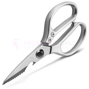 Ciseaux de cuisine robustes, compatibles lave-vaisselle, en acier inoxydable, multi-usages, ultra-affûtés, pour couper la viande, le poulet - Product Image 1