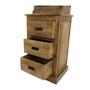 Mueble de Almacenamiento Minimalista de Madera con Diseño Moderno de Tela para Comedor o Sala de Estar, Armario Infantil Ajustable, Soporte para TV, Decoración del Hogar - Product Image 6