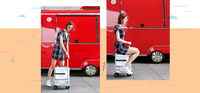Valise motorisée, sac à main intelligent pour scooter, voyage, scooter, électrique