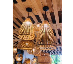 Handmade Double Layer Bamboo <b>Lampshades</b> Handicrafts Light Shade <b>Lantern</b> for Restaurant - Product Image 1
