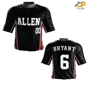 ชุดยูนิฟอร์มผ้าตาข่ายซับลิเมตชุดกีฬาเบสบอลออกแบบได้ทั้งชายและหญิง - Product Image 2