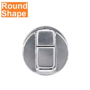 Bright HC134 chrome zinc metal catches <b>lock</b> for computer case <b>locks</b> hardware security high-end quality round taiwan certificated - Product Image 1