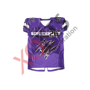 2025 nouveauté haute qualité sur mesure uniforme de Football américain respirant vêtements de sport personnalisé nom numéro Sublimation - Product Image 5