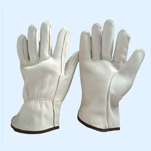 Gant de conducteur en cuir de chèvre personnalisé style uni confortable avec dos fendu de vache pour le cyclisme quotidien décontracté fête paysage de plage - Product Image 2