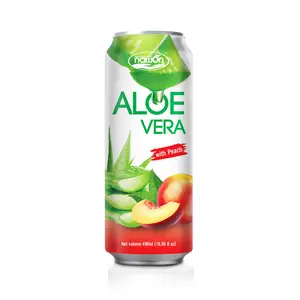 500ml NAWON Bio Aloe Vera Getränk Vietnam Pfirsich geschmack Beste Aloe Vera Getränk Großhandels preis Getränke hersteller