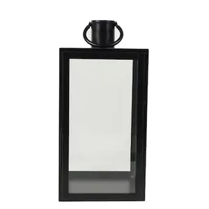 Daily Use Iron Christmas Lantern <b>Hanging</b> Black Mirror Luxury Home Decoration - Product Image 5