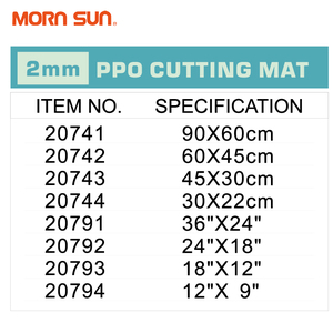 Taiwán A1 90*60cm 2mm de espesor 3 capas PPO autocuración básica alfombrilla de corte pesado herramienta de arte artesanal por fabricante - Product Image 6