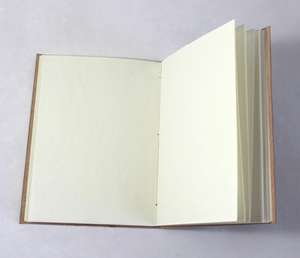 Handcrafted Handmade Recycled Cotton Paper With Tree of Life Vintage Embossed <b>Floral</b> Design Leather Journal - Product Image 3