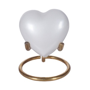 โกศหัวใจโลหะที่ระลึกสำหรับคนที่รักของที่ระลึกทางศาสนาของที่ระลึกที่ระลึกของดีไซน์โลหะ - Product Image 3