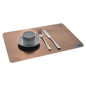 RNPT brushed <strong>set</strong> <strong>of</strong> 12 colors PVC Restaurant Table Mats <strong>Placemat</strong> TD114 vinyl <strong>placemats</strong> wholesale - Product Image 1