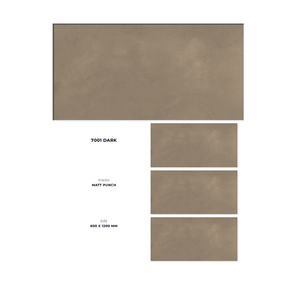 Carreaux de sol en porcelaine effet mat dégradé brun pour salles de bain, cuisines, tailles variées, finition moderne, 9 mm, pour toute l'Europe - Product Image 2