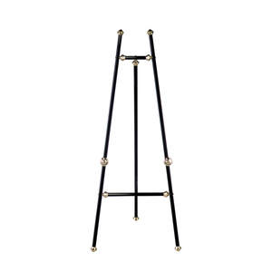 ขาตั้งโลหะสูงสีทองโบราณสำหรับแสดงรูปภาพงานแต่งงาน - Product Image 6