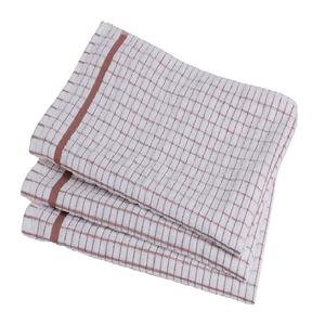 Plaine couleur unie 100% coton biologique GOTS certificat usine fournisseur sans rétrécissement résistance à la déchirure lin gaufre kitchentowel - Product Image 5