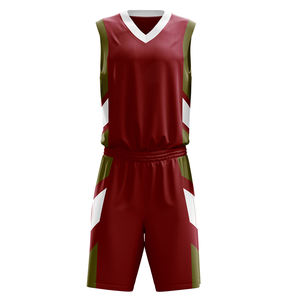 ชุดกีฬาสำหรับผู้ชาย,ชุดยูนิฟอร์มบาสเก็ตบอลใหม่ล่าสุดแฟชั่นพิมพ์ลายระเหิดได้ตามต้องการ - Product Image 1