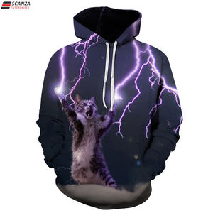 Sudaderas con capucha de sublimación 3D, sudadera de gran tamaño, sudaderas con capucha térmicas, venta al por mayor, jersey con estampado personalizado para hombre, tamaño personalizado - Product Image 5