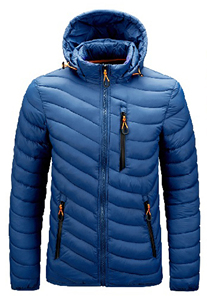 Veste matelassée camouflage légère, imperméable et coupe-vent pour homme COCOON INTERNATIONAL, col montant, fermeture éclair, doublure en coton - Product Image 2