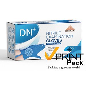 Custom Printed Biodegradable Rigid <b>Paper</b> Packaging Box for Disposable Nitrile <b>Vinyl</b> Examination Gloves Made in Vietnam - Product Image 6