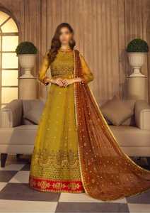 Cou de broderie lourde personnalisé, travail fait à la main et en pierre, 7 pièces - Product Image 4