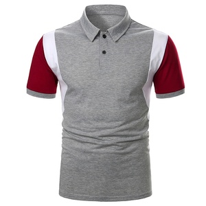 Camiseta Deportiva para Hombre, Ultra Seca, Antiarrugas, con Bloques de Color, Bordada, Estilo Urbano, Algodón Casual, Manga Corta, Básica, para Gimnasio, Venta al por Mayor - Product Image 1