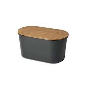 Boîte à pain rectangulaire classique en métal bac de rangement décoratif pour une utilisation en cuisine bac à pain élégant en forme de rectangle - Product Image 2