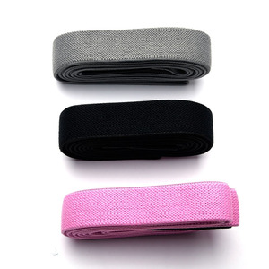Banda de resistencia para glúteos larga personalizable al por mayor, banda de tela de algodón para asistencia en dominadas / banda de resistencia para cadera - Product Image 1