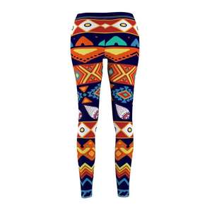 Leggings sur mesure en gros, services OEM, leggings professionnels à motifs ethniques africains, leggings de yoga - Product Image 4