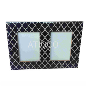 Chất lượng cao đôi cửa sổ bằng gỗ khung ảnh mới nhất Halloween in hình ảnh khung độc đáo cắt dán trang trí nội thất khung sơn mài - Product Image 3