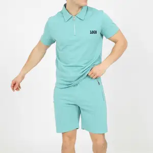 Mannen Zweet Pak Twin Set Zomer Kleding Mannen 2 Stuk Twin Set | Korte Mouwen T-shirt En Shorts Mannelijke twin Sets