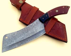 Cuchillo de cocina para Chef, cuchillo de corte de acero de Damasco inoxidable con mango de madera de Micarta para uso profesional o uso doméstico - Product Image 2