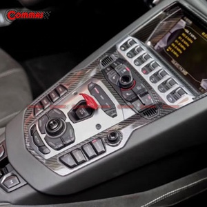 Pièces de Modification de voiture en Fiber de carbone sec, panneau de commande, couvercle de <span class=keywords><strong>Console</strong></span>, <span class=keywords><strong>climatiseur</strong></span> pour lamaco avenentador LP700 - Product Image 4