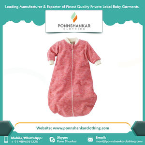 Nid d'ange en pur coton pour bébé, sac de couchage unisexe pour nouveau-né, certifié en inde - Product Image 5